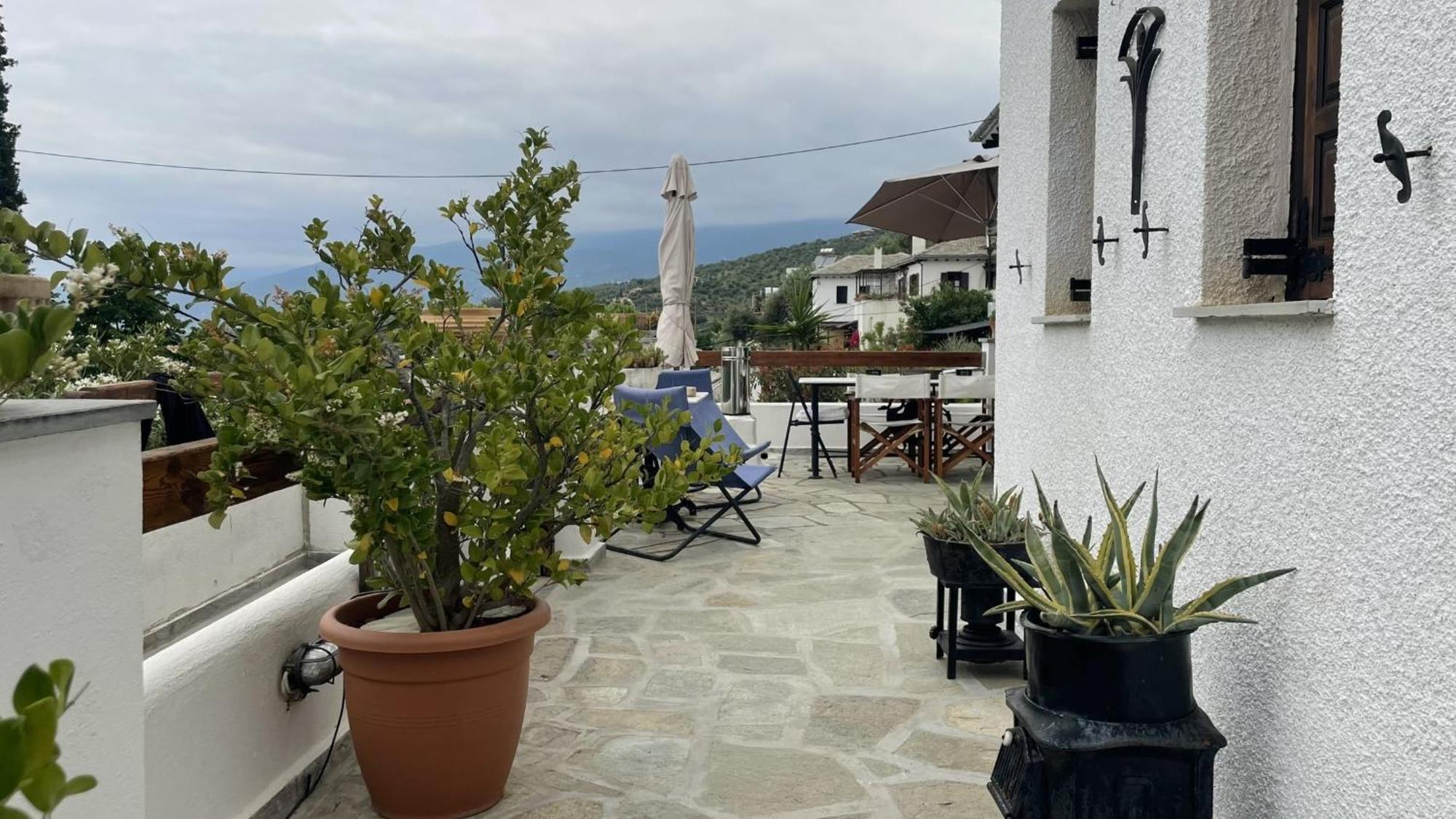 Iris Sea View Villa Afissos Exterior foto